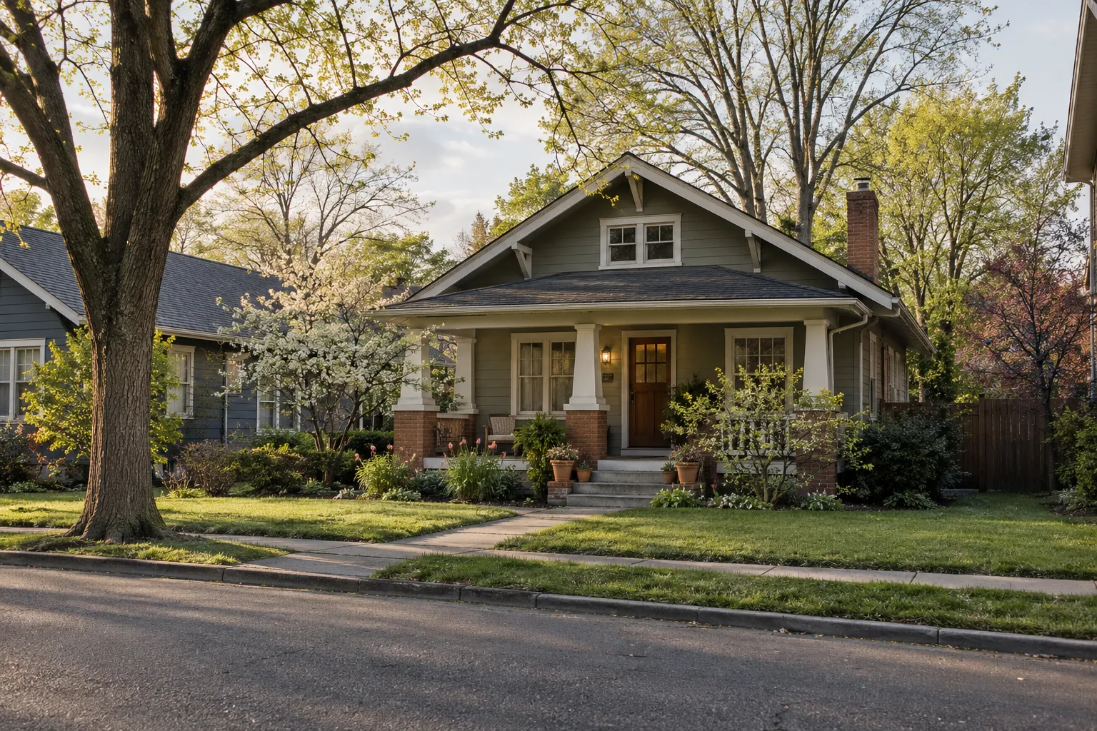 Typical home with a basement in the Brighton area